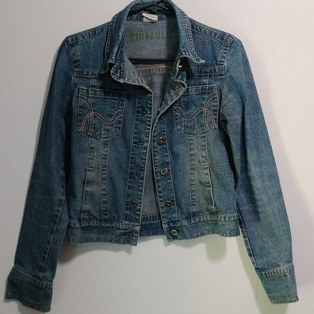 Hydraulic jean jacket size M